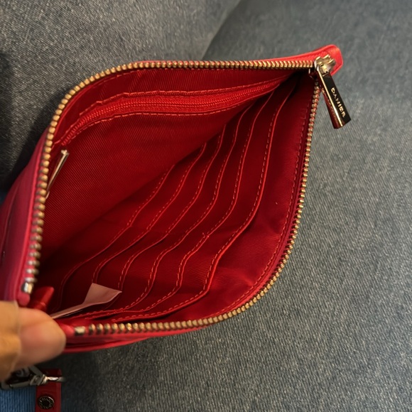 Bright Pink Leather Clutch - Danier - Picture 4 of 5